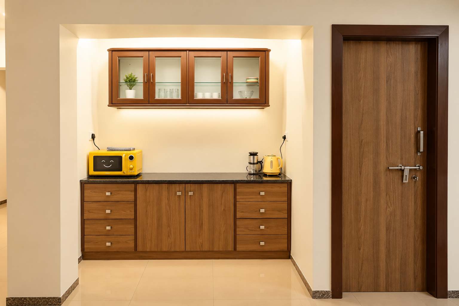 Kitchen and dining area