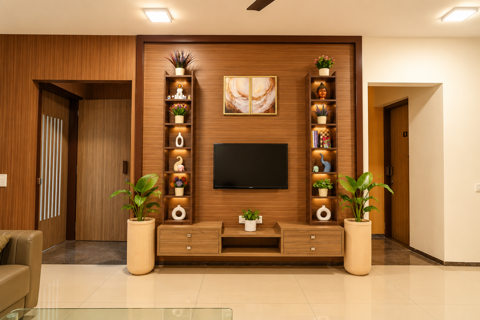 Living Room TV Wall